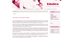 Desktop Screenshot of edusex.fr